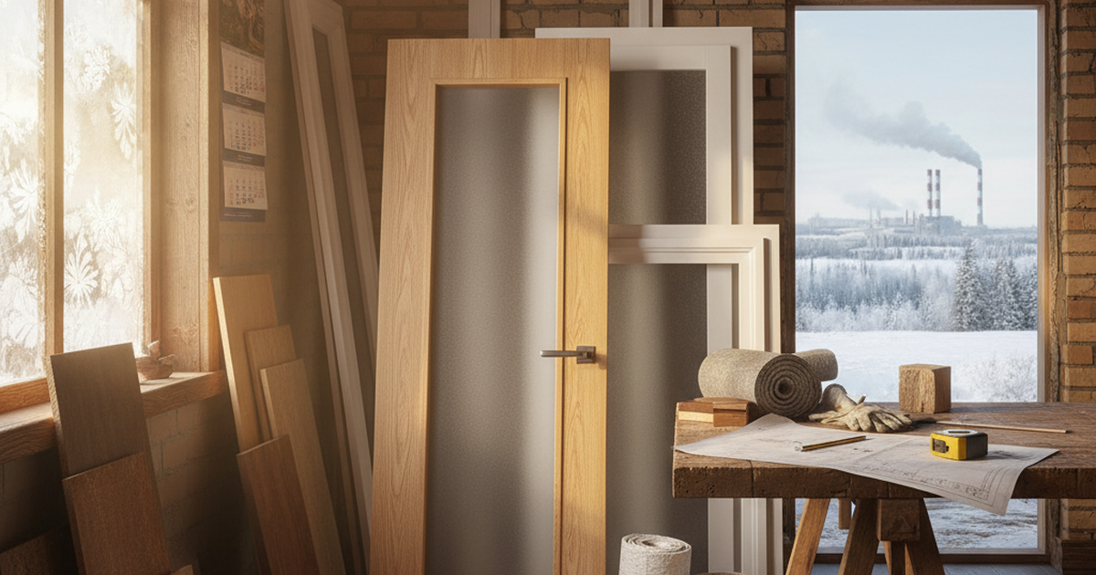 Как выбрать межкомнатные двери для квартиры в Кемерово: материалы, размеры и цены 2026