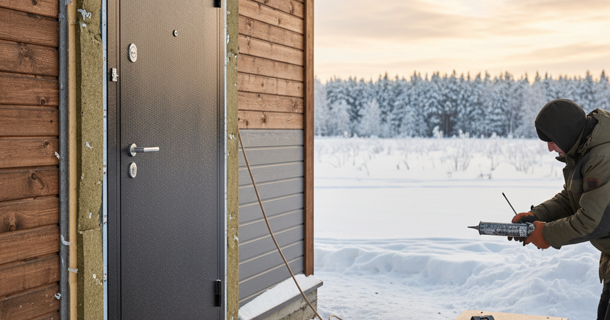 Как выбрать входную дверь для частного дома в Сибири: утепление, взлом, конденсат