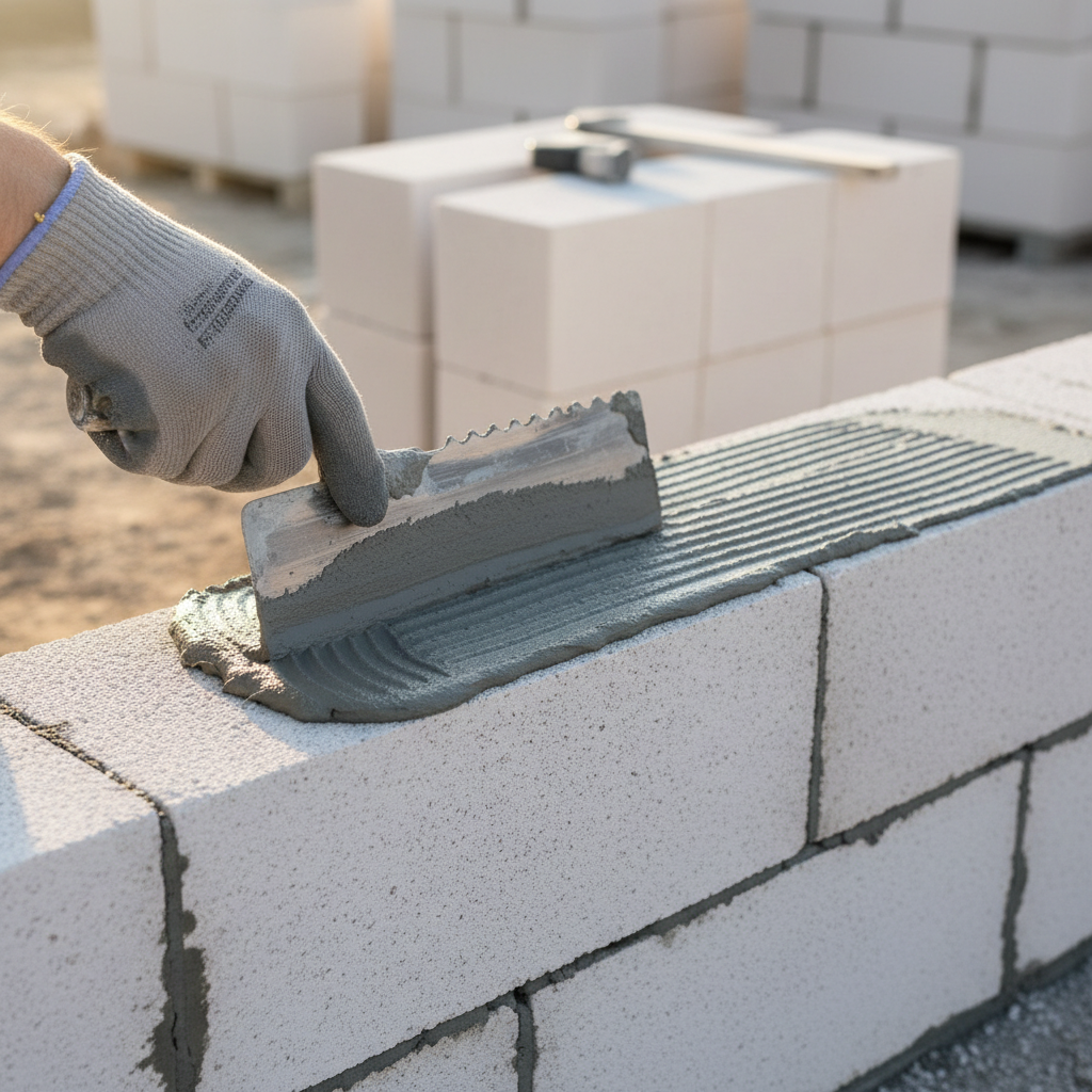 Какой клей выбрать для газобетонных блоков