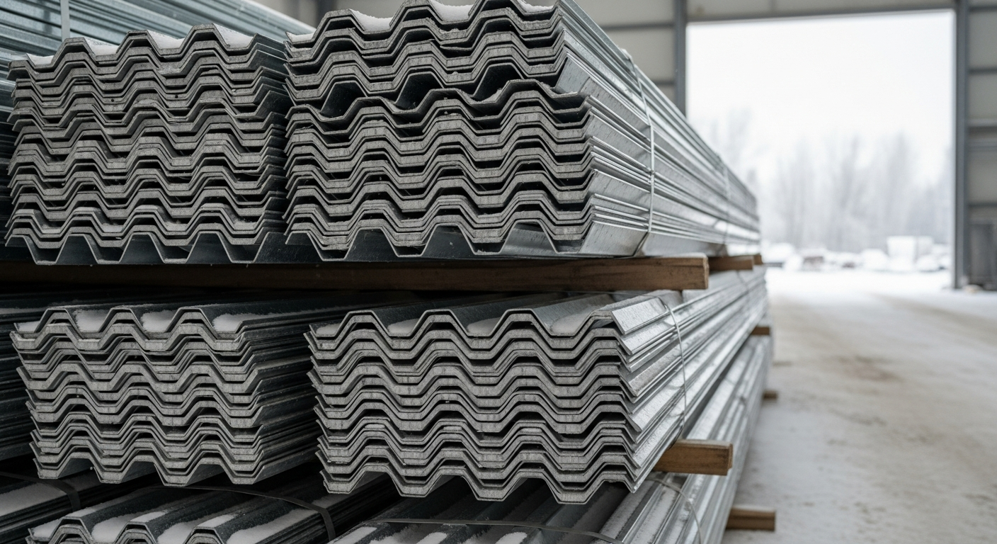 Какой профнастил выбрать для забора в Сибири