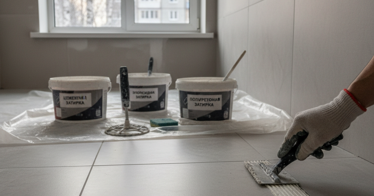 Какую затирку выбрать для плитки в ванной — цементная, эпоксидная или полиуретановая