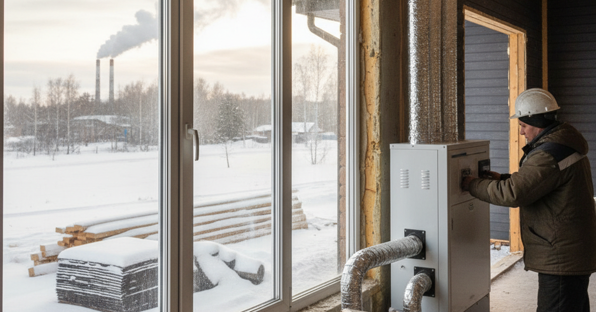 Вентиляция в частном доме в Сибири: приточная, вытяжная или рекуперация